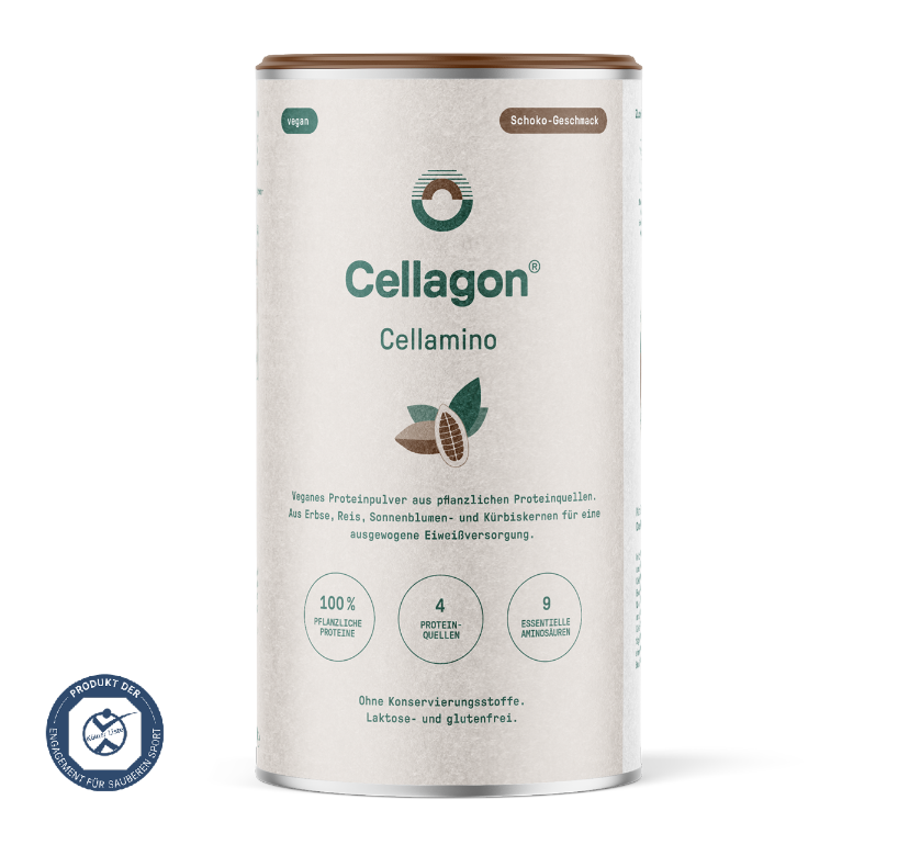 Cellamino Veganes Proteinpulver Schoko-Geschmack