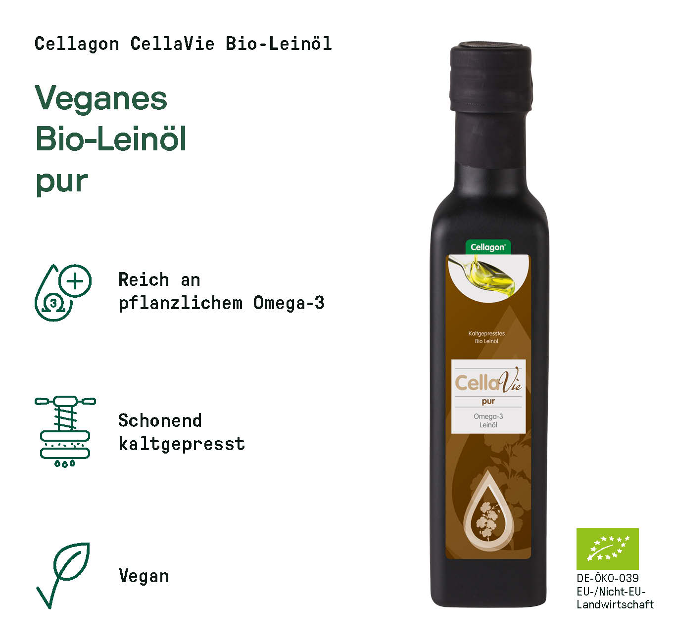 CellaVie Bio-Leinöl pur